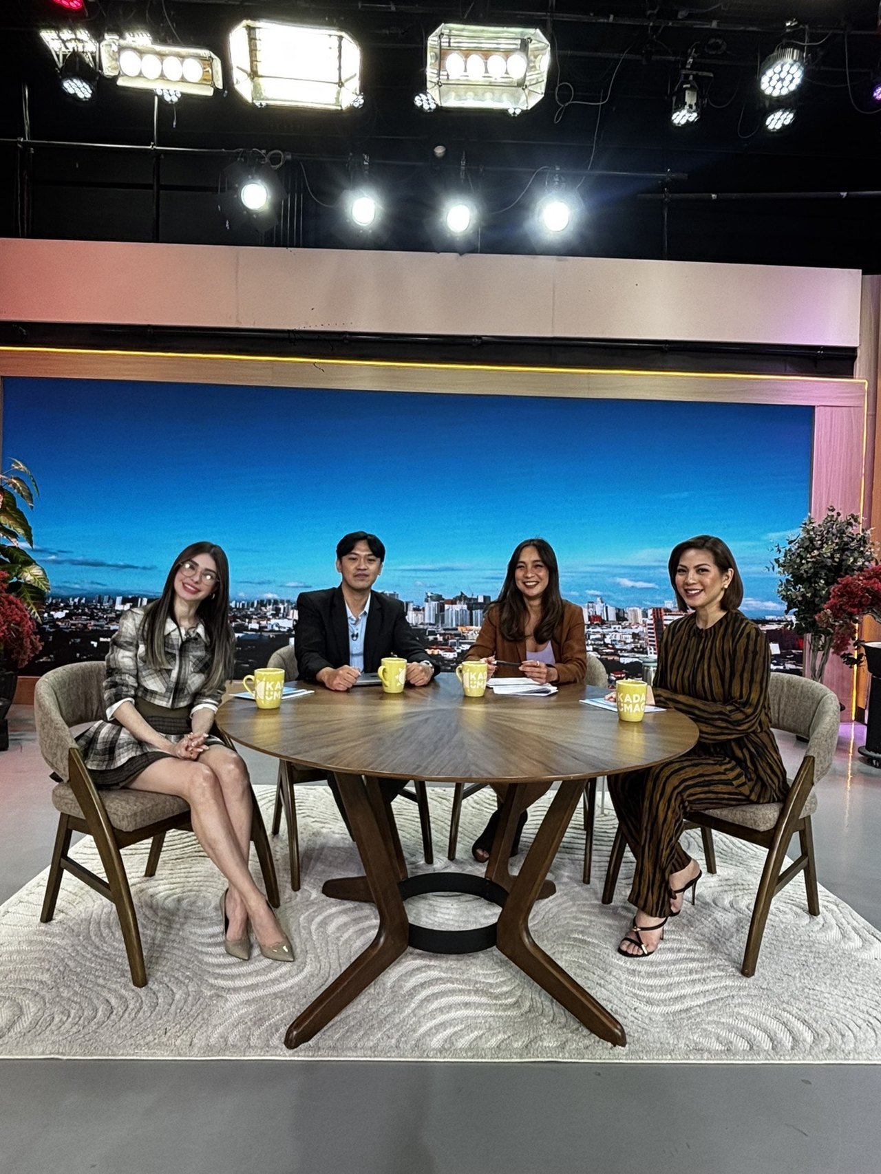 On the Kada Umaga panel with the hosts, NET25.