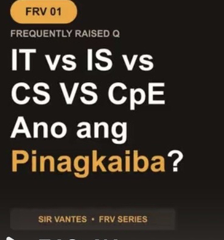 IT vs IS vs CS vs CpE: Ano ang pinagkaiba?